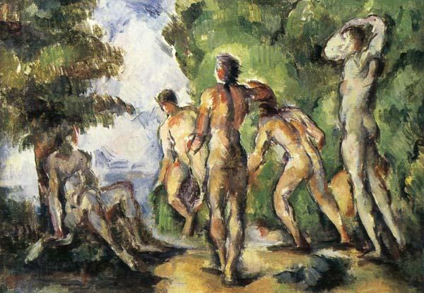 Paul Cezanne Cinq Baigneurs Germany oil painting art